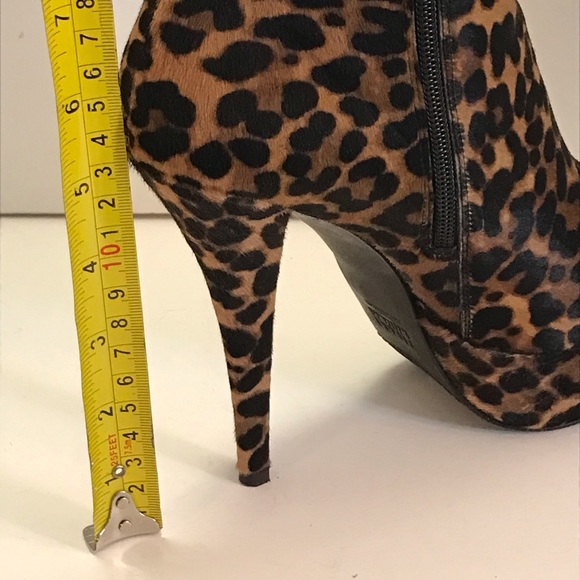 Stuart Weitzman 5” Stiletto Platform Boots Leopard - Picture 11 of 16
